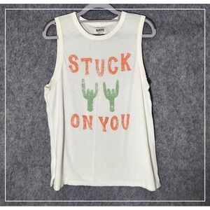Mate Tank Top S M Modal Pima Cotton Stuck On You cactus Lightweight Western